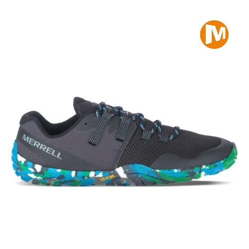 Merrell Glove 6 Eco Laufschuhe Herren Schwarz/Grün [DE-FDNXG]